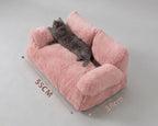 Sofá Pet De Pelúcia Rosa